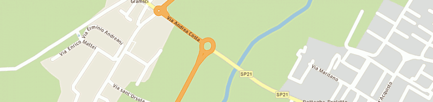 Mappa della impresa centro sociale autogestito a QUATTRO CASTELLA