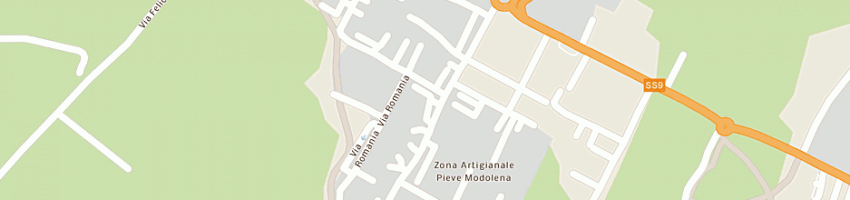 Mappa della impresa zecchi mario a REGGIO EMILIA