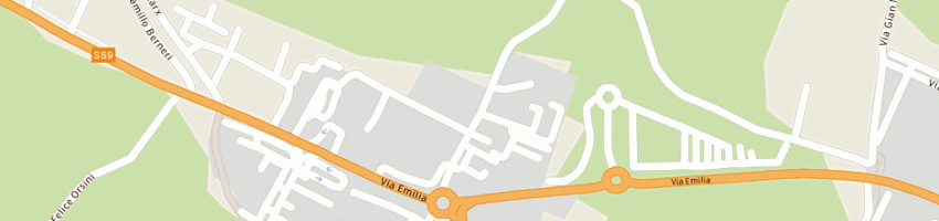 Mappa della impresa pubbliart a REGGIO EMILIA