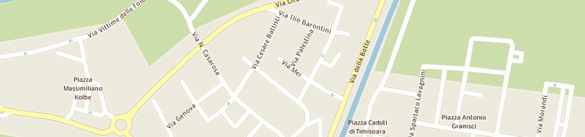 Mappa della impresa gracci milena a CALCINAIA