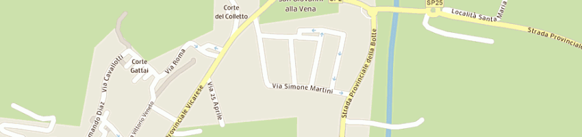 Mappa della impresa giulia cucine di di lupo miriam e c sas a VICOPISANO