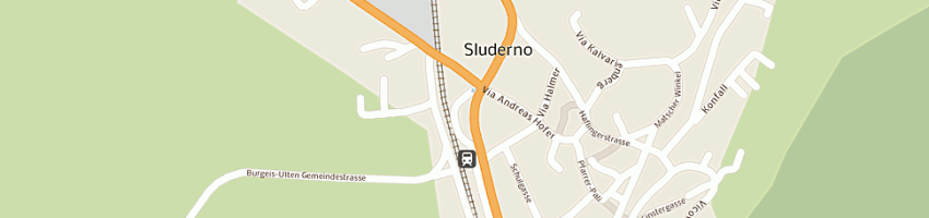 Mappa della impresa supermarket goetsch a SLUDERNO