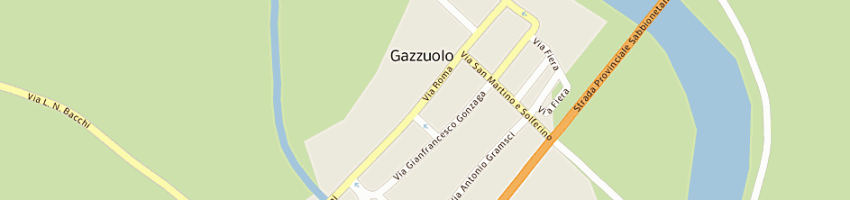 Mappa della impresa falegnameria dalboni di dalboni renzo e c (snc) a GAZZUOLO