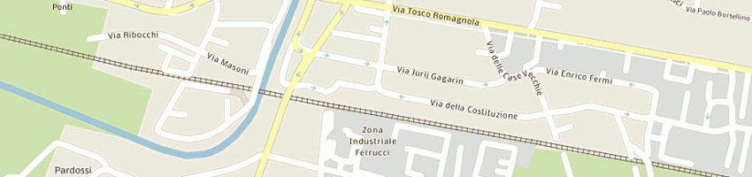 Mappa della impresa cartoleria le ghigole snc di gronchi sabrina e gorini claudia a CALCINAIA