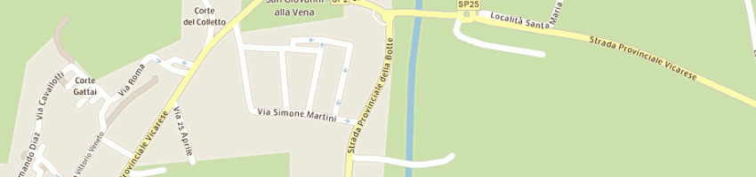 Mappa della impresa orsolini rossano a VICOPISANO