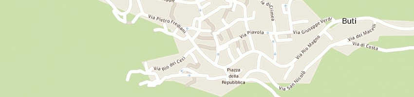 Mappa della impresa gennai cristiano a BUTI