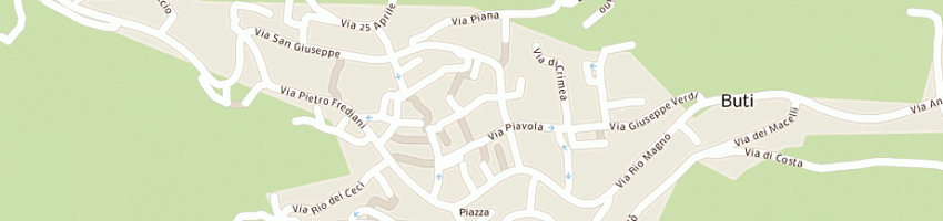 Mappa della impresa comune di buti a BUTI