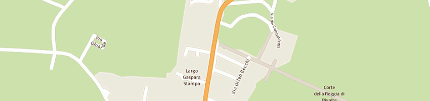 Mappa della impresa ristorante pizzeria fuori porta a REGGIO EMILIA