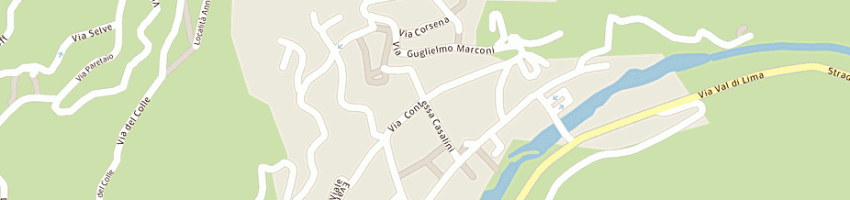 Mappa della impresa albergo svizzero snc di caselli a e m a BAGNI DI LUCCA