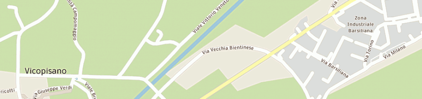 Mappa della impresa brini mobili sas di iacopini rosetta a VICOPISANO