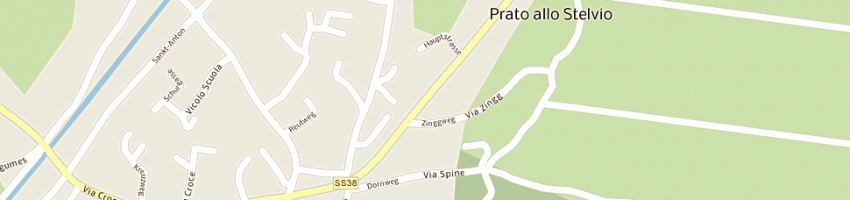 Mappa della impresa market rungg josef sas a PRATO ALLO STELVIO