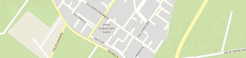 Mappa della impresa ararredamenti di ancillotti renzo e c snc a PONTEDERA