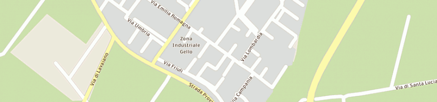Mappa della impresa mobilificio flli caroti di caroti giovanni e c snc a PONTEDERA