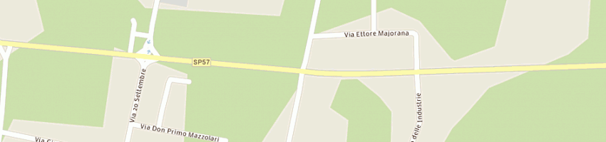 Mappa della impresa danini mauro a POMPONESCO