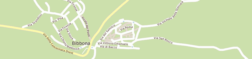 Mappa della impresa giusti andrea e c snc a BIBBONA