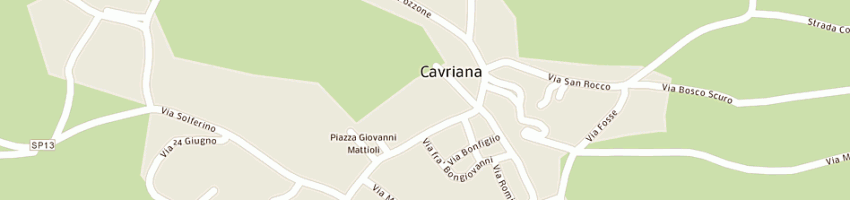 Mappa della impresa museo archeologico dell'alto mantovano gruppo archeologico cavriana a CAVRIANA
