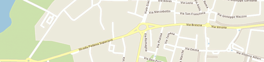 Mappa della impresa la pergola moniga srl a SIRMIONE