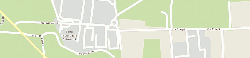 Mappa della impresa carni val di serchio (srl) a PORCARI