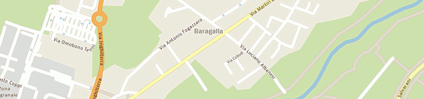 Mappa della impresa bar crostolo di de bartolo carlo e c snc a REGGIO EMILIA