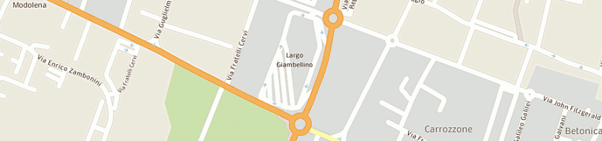 Mappa della impresa zona notte a REGGIO EMILIA