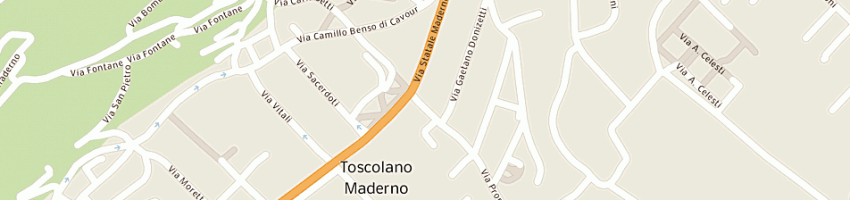 Mappa della impresa albergo sole di cauzzi fabio e c (snc) a TOSCOLANO MADERNO