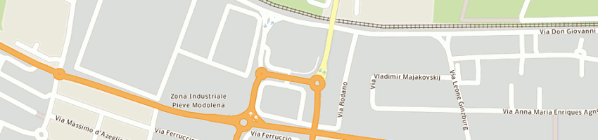 Mappa della impresa bar tavola calda siman caffe' a REGGIO EMILIA