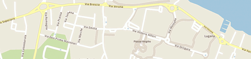 Mappa della impresa polizia municipale a SIRMIONE