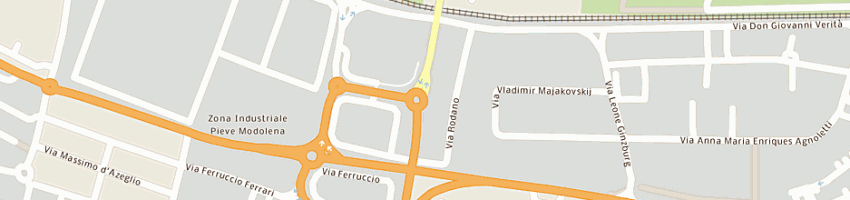 Mappa della impresa blue bike sas a REGGIO EMILIA