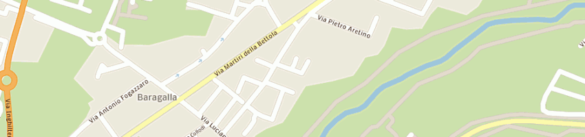Mappa della impresa ame di bonilauri e fontanili (snc) a REGGIO EMILIA
