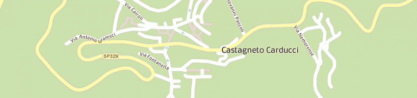 Mappa della impresa montepergoli lp a CASTAGNETO CARDUCCI