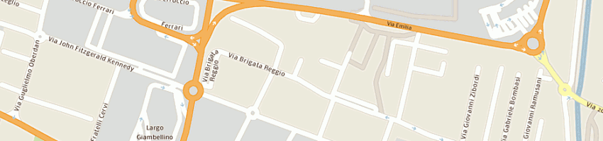 Mappa della impresa trading (srl) a REGGIO EMILIA