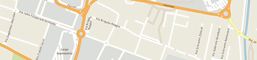 Mappa della impresa studio giaroli associazione professionale ragionieri commercialisti a REGGIO EMILIA