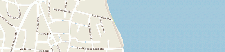 Mappa della impresa albergo europa a SIRMIONE