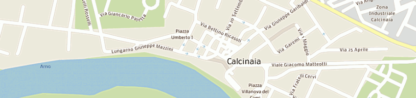 Mappa della impresa sani alessandro e c snc a CALCINAIA