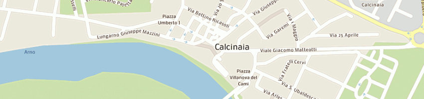 Mappa della impresa cassa di risparmio di pisa (spa) a CALCINAIA