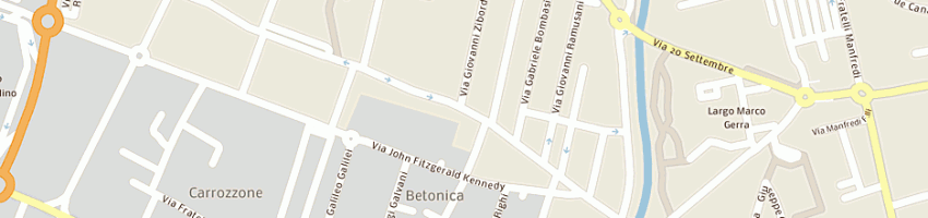 Mappa della impresa credito emiliano a REGGIO EMILIA