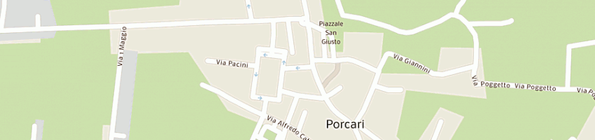 Mappa della impresa autoscuola lucarelli di benelli t e c sas a PORCARI
