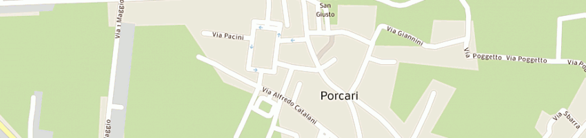 Mappa della impresa agenzia immobiliare lucchesi a PORCARI