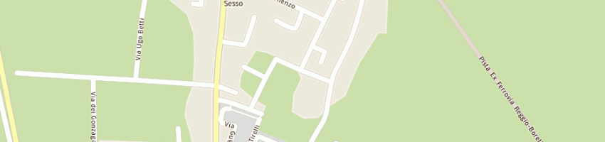 Mappa della impresa giacomini roberto a REGGIO EMILIA