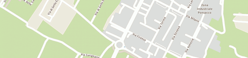 Mappa della impresa vani srl a PONSACCO