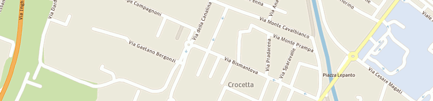 Mappa della impresa palestra don bosco a REGGIO EMILIA