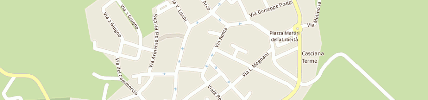 Mappa della impresa gasperini ugo a CASCIANA TERME