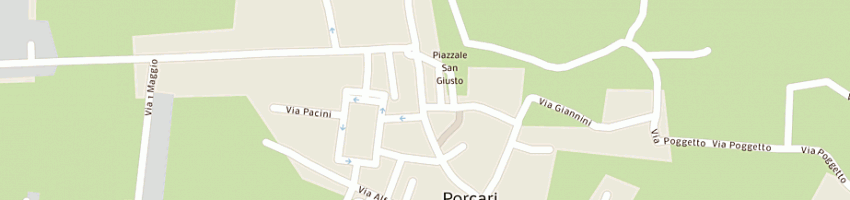 Mappa della impresa la rosa dei venti snc di gaina e bandoni a PORCARI