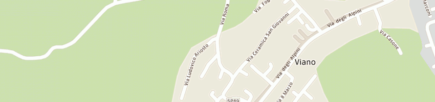 Mappa della impresa valcavi meris a VIANO