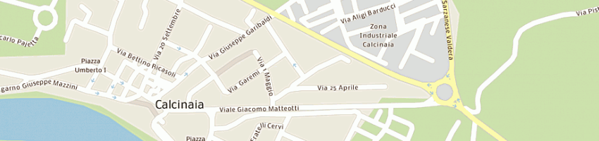 Mappa della impresa simoval di simoncini maria teresa e c sas a CALCINAIA