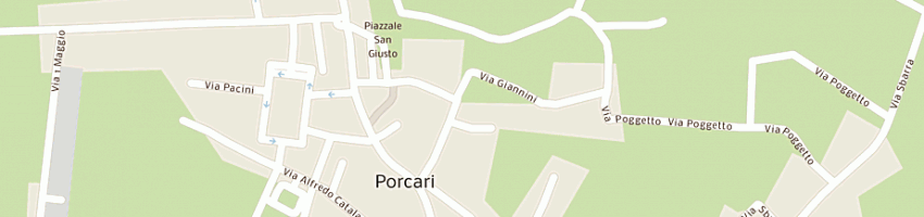 Mappa della impresa maglificio manu' di profili rodolfo e c snc a PORCARI