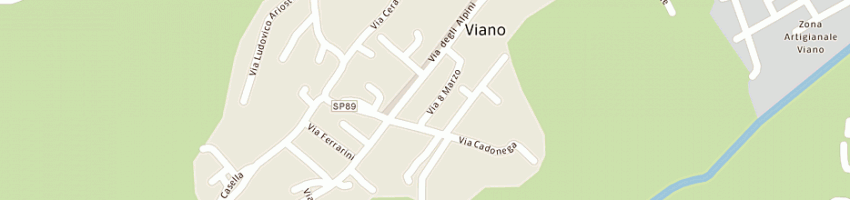 Mappa della impresa aguzzoli gaetano a VIANO