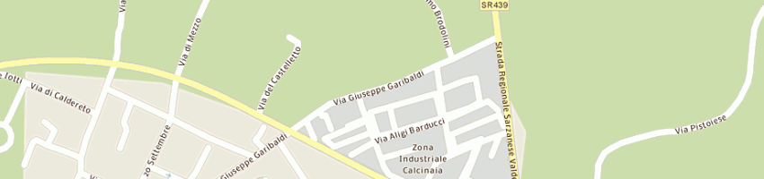 Mappa della impresa pasquini valerio a CALCINAIA