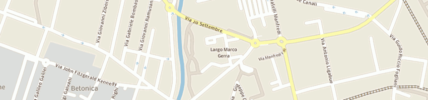 Mappa della impresa varchetta giovanni a REGGIO EMILIA