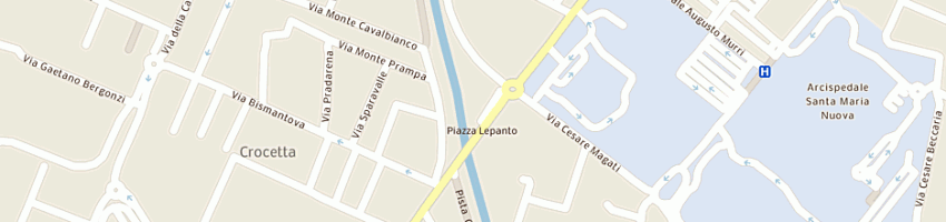 Mappa della impresa banca popolare dell'emilia romagna a REGGIO EMILIA
